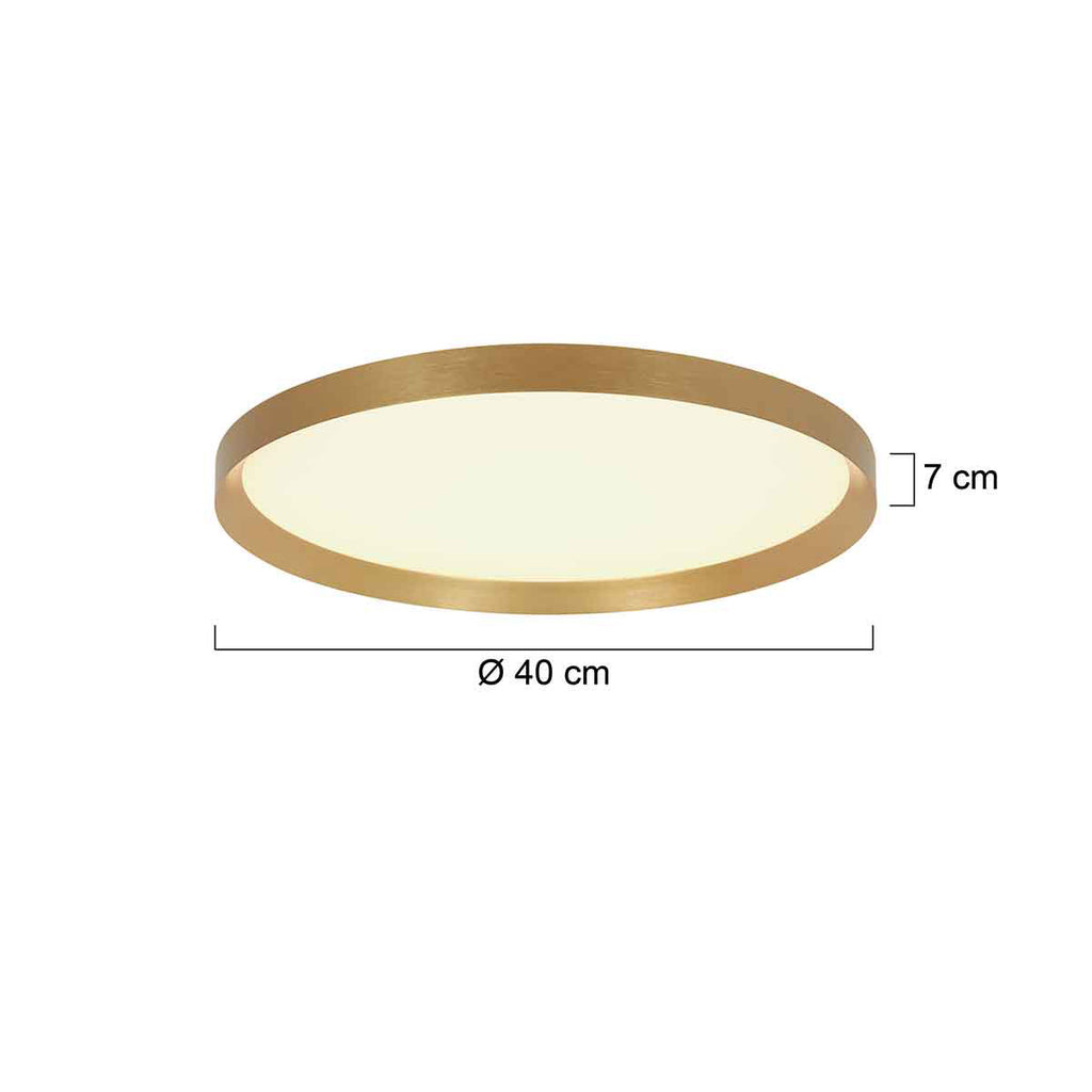 Plafondlamp Flady 3685GO goud Ø40