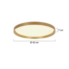 Plafondlamp Flady 3685GO goud Ø40