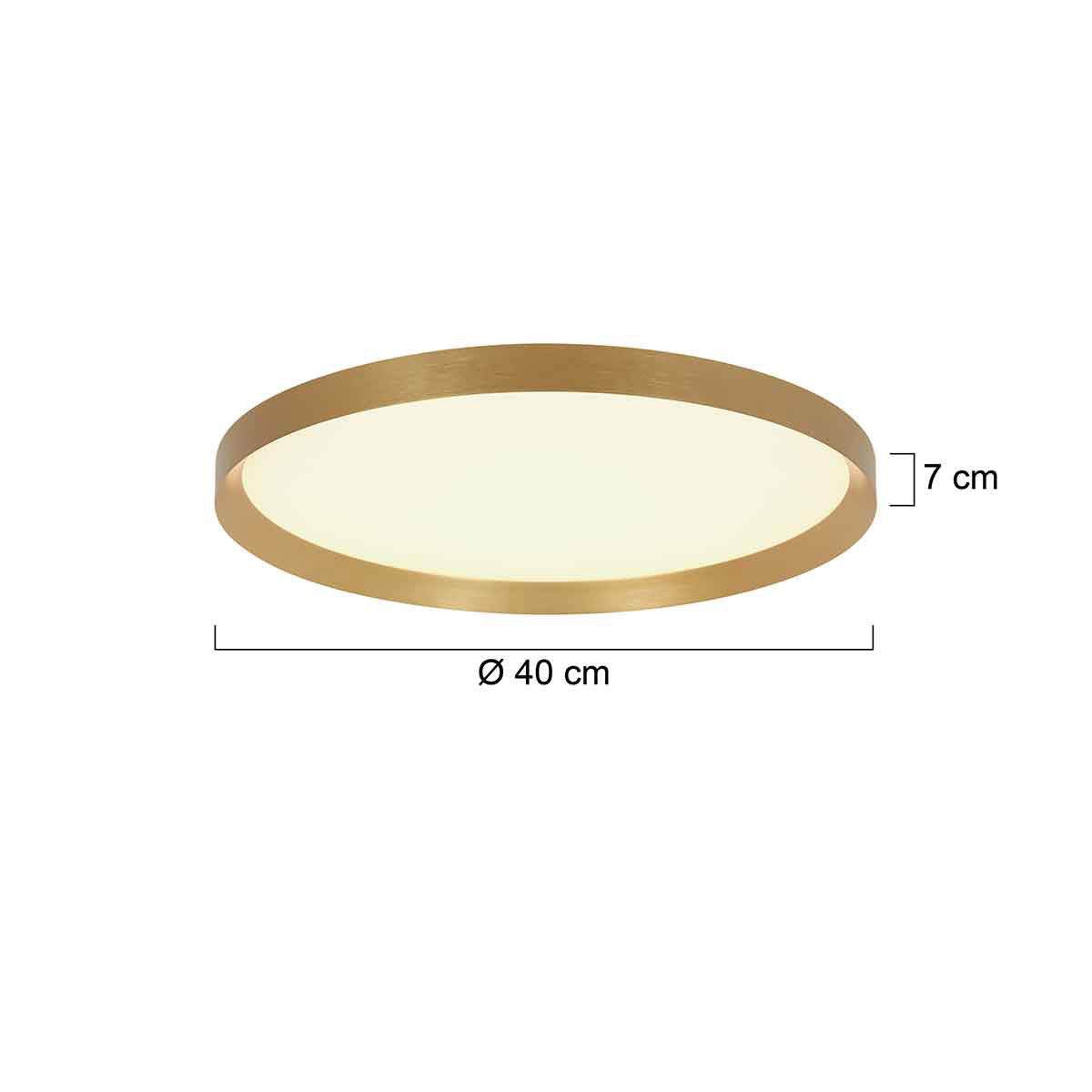 Plafondlamp Flady 3685GO goud Ø40