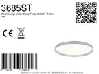 Plafondlamp Flady 3685ST stalen LED lamp Ø40 cm met uplight