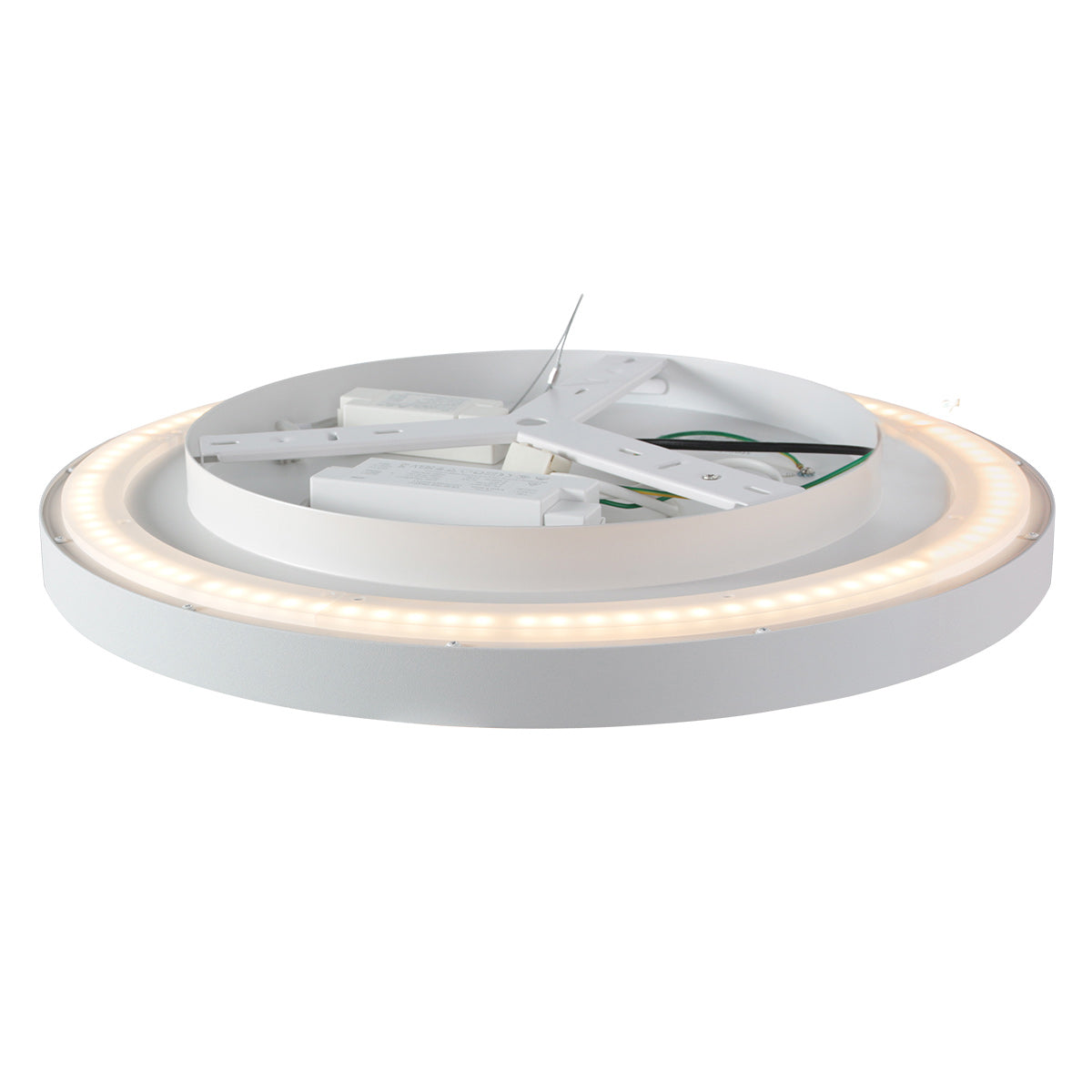 Plafondlamp Flady 3685W witte LED lamp Ø40 cm met uplight
