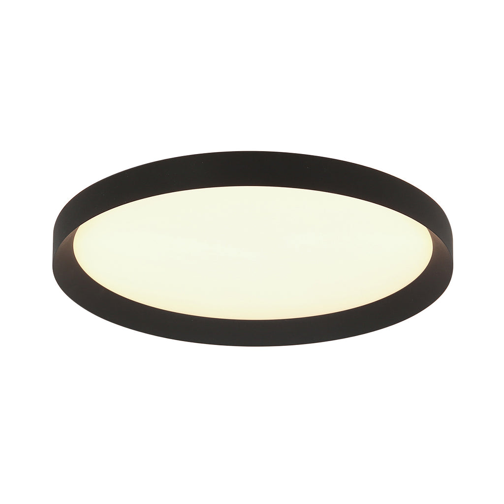 Plafondlamp Flady 3685ZW zwart Ø40