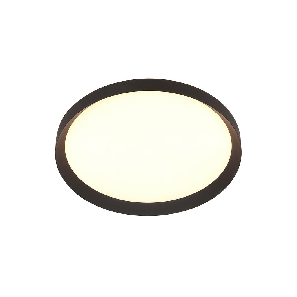 Plafondlamp Flady 3685ZW zwart Ø40
