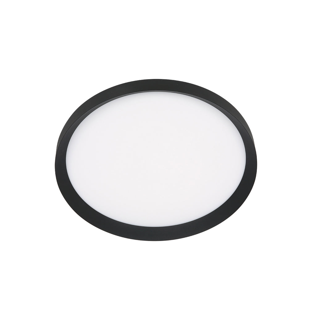 Plafondlamp Flady 3685ZW zwart Ø40