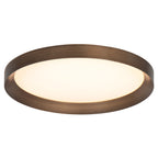Plafondlamp Flady 3686BR bronzen LED lamp Ø50 cm met uplight