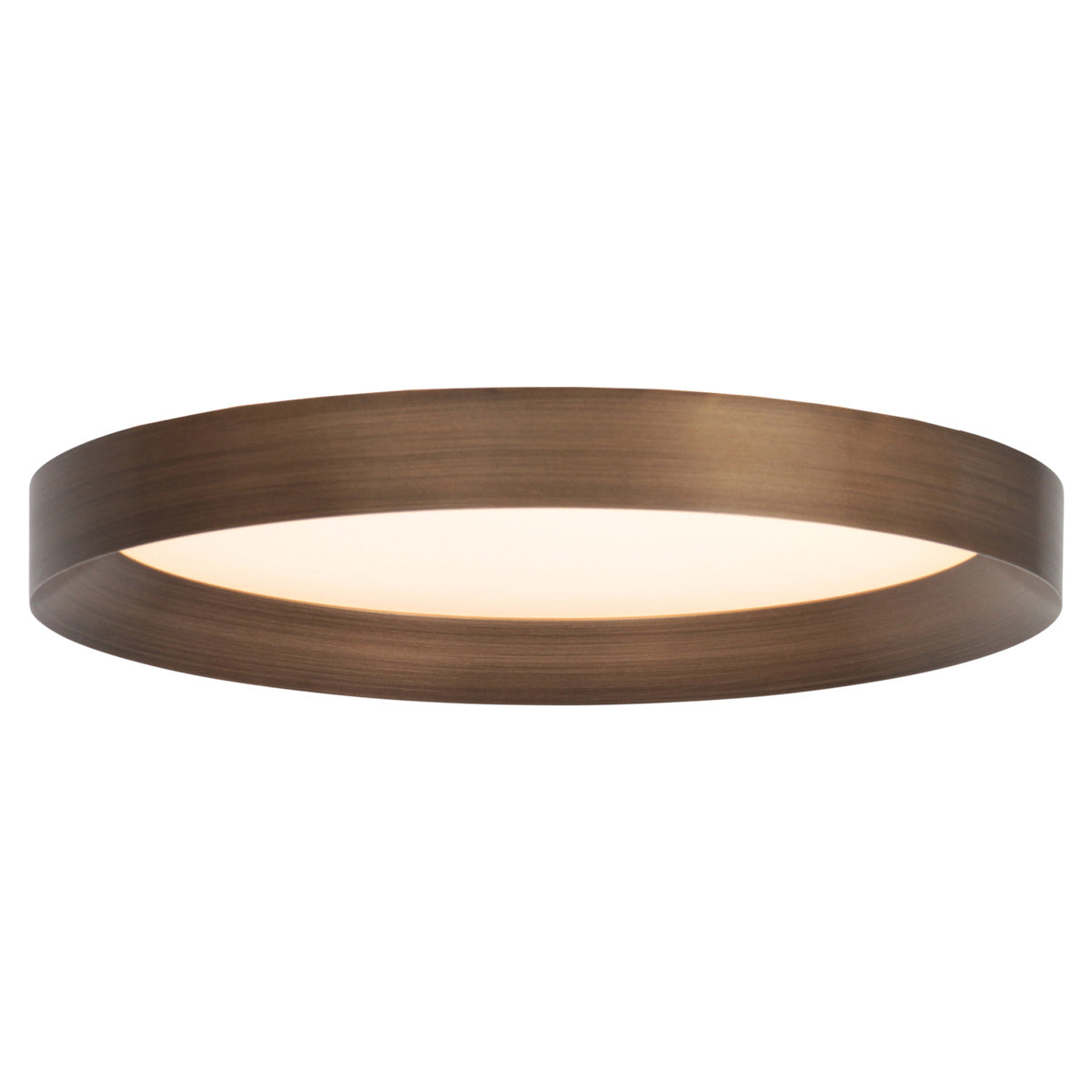 Plafondlamp Flady 3686BR bronzen LED lamp Ø50 cm met uplight