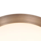 Plafondlamp Flady 3686BR bronzen LED lamp Ø50 cm met uplight