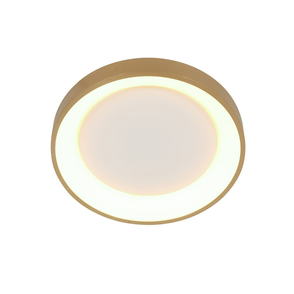 Plafondlamp Ringlede 3690GO Goud rond 28cm