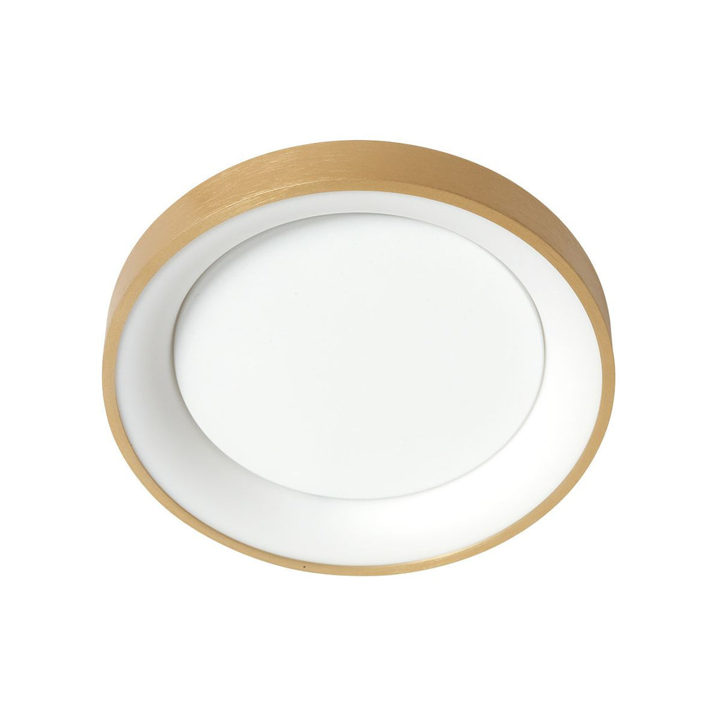 Plafondlamp Ringlede 3690GO Goud rond 28cm