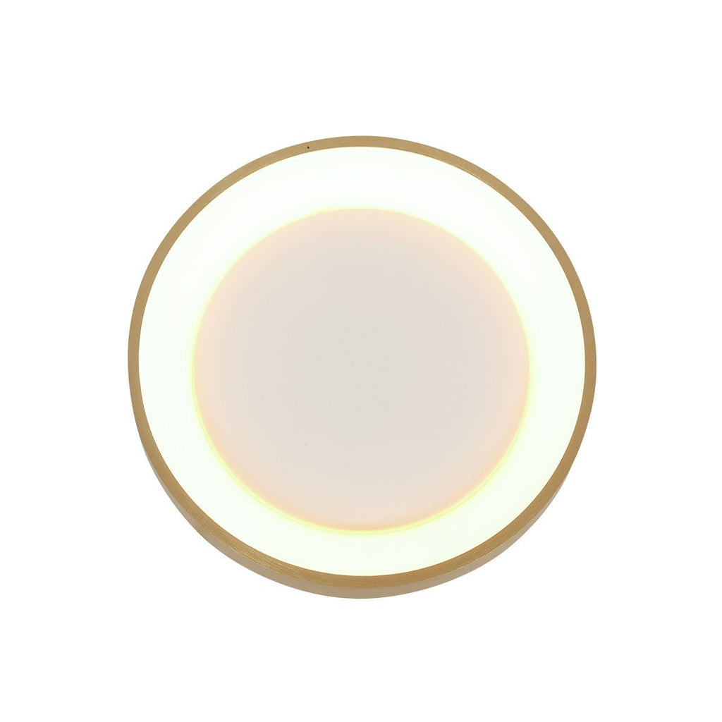 Plafondlamp Ringlede 3690GO Goud rond 28cm