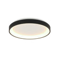 Plafondlamp Ringlede 3690ZW Zwart rond 28 cm dimbaar