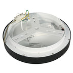 Plafondlamp Ringlede 3690ZW Zwart rond 28 cm dimbaar