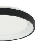 Plafondlamp Ringlede 3690ZW Zwart rond 28 cm dimbaar