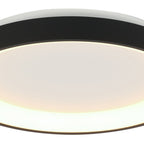 Plafondlamp Ringlede 3690ZW Zwart rond 28 cm dimbaar