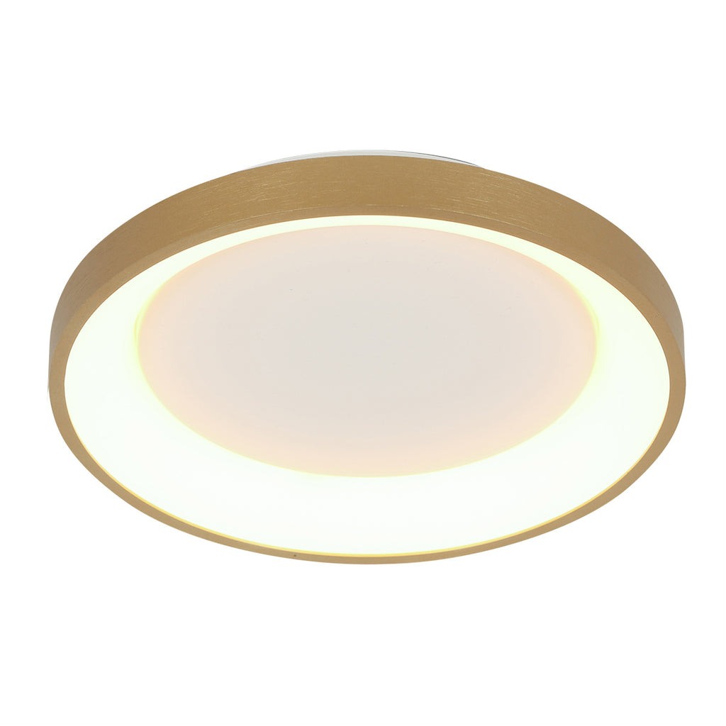 Plafondlamp Ringlede 3691GO Goud dimbaar 2400 Lumen