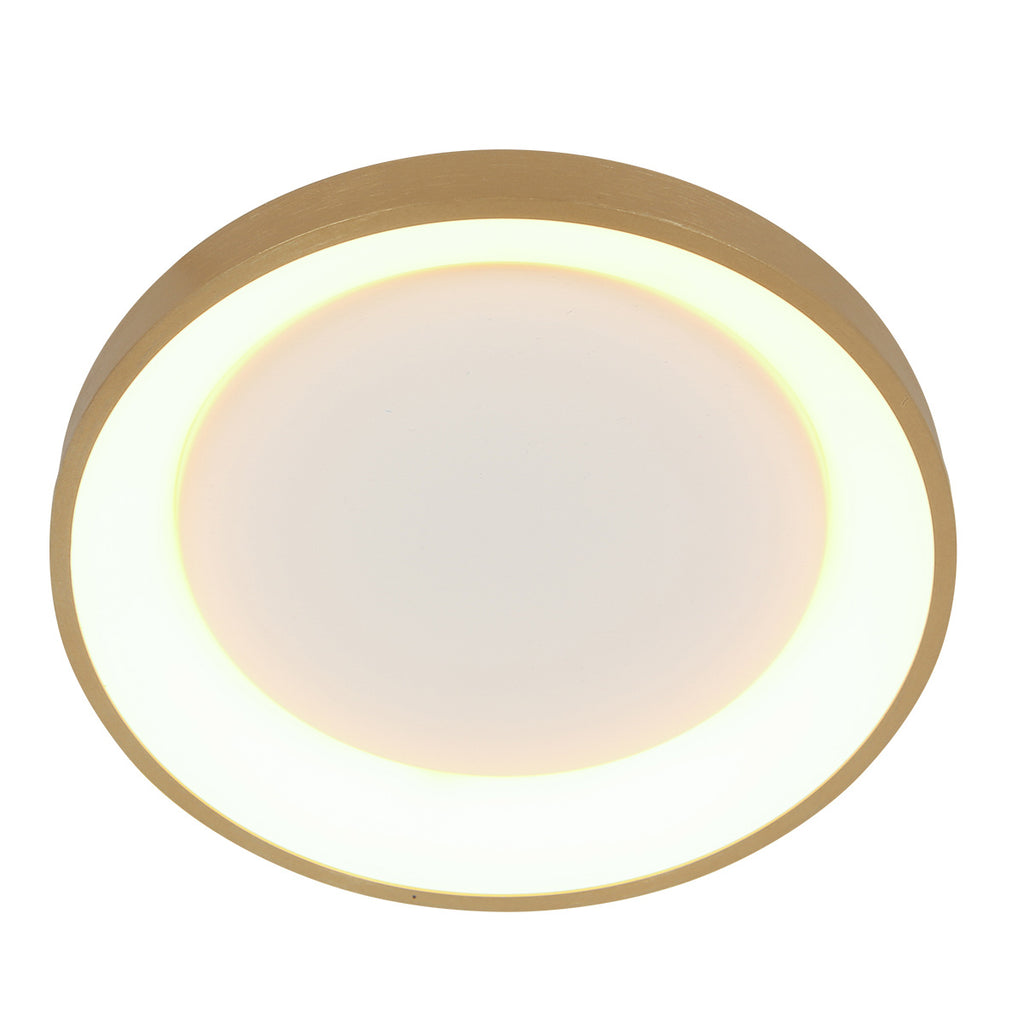 Plafondlamp Ringlede 3691GO Goud dimbaar 2400 Lumen