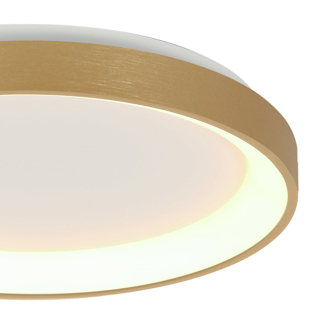 Plafondlamp Ringlede 3691GO Goud dimbaar 2400 Lumen