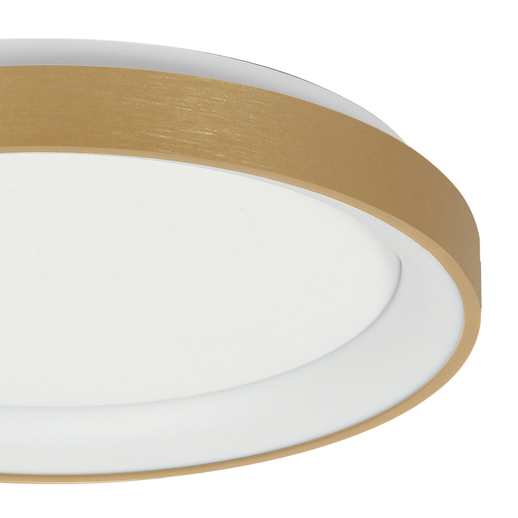 Plafondlamp Ringlede 3691GO Goud dimbaar 2400 Lumen