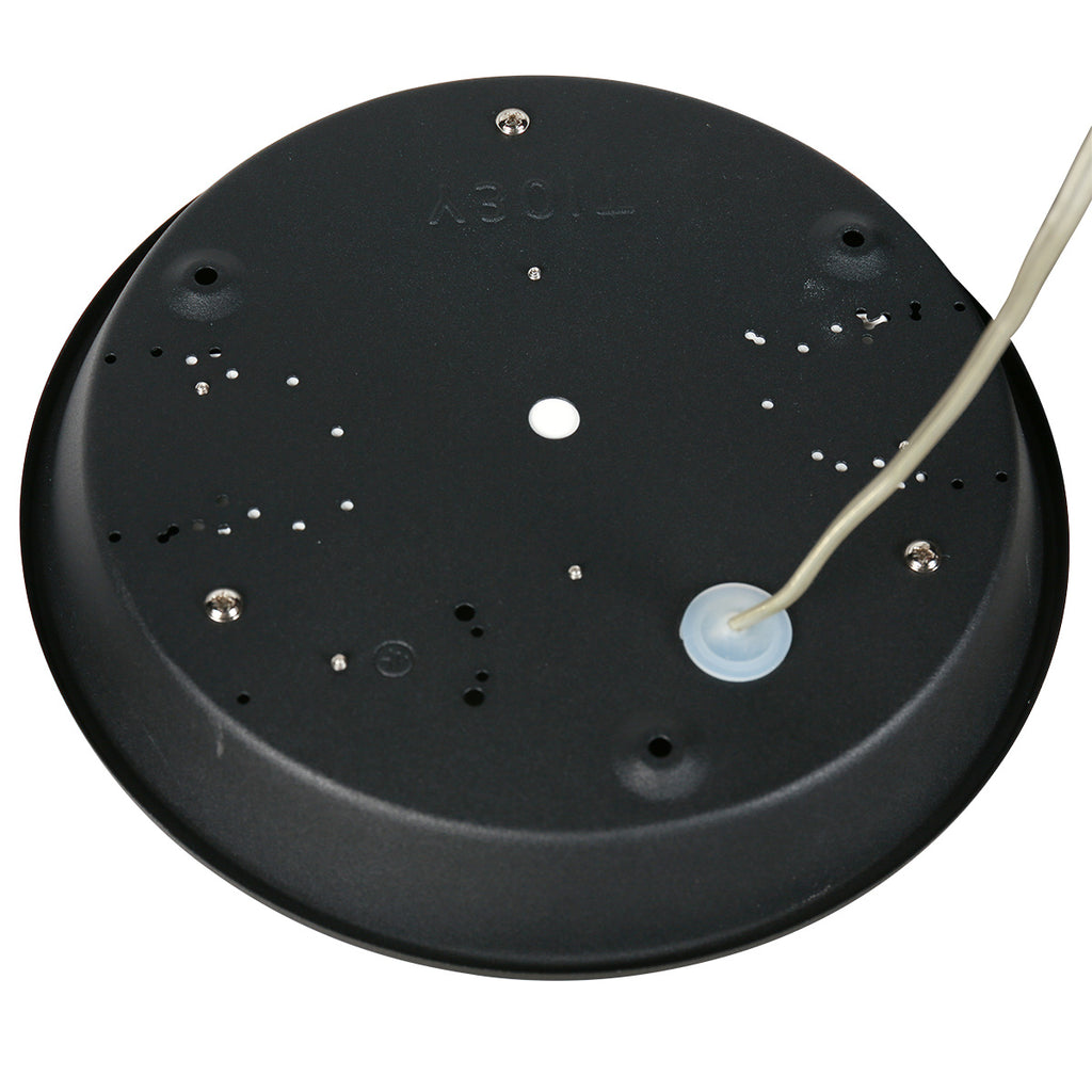 Hanglamp Ringlux 3692ZW zwarte hanglamp met LED ring Ø60