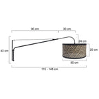 Wandlamp Elegant Classy Ø50 cm