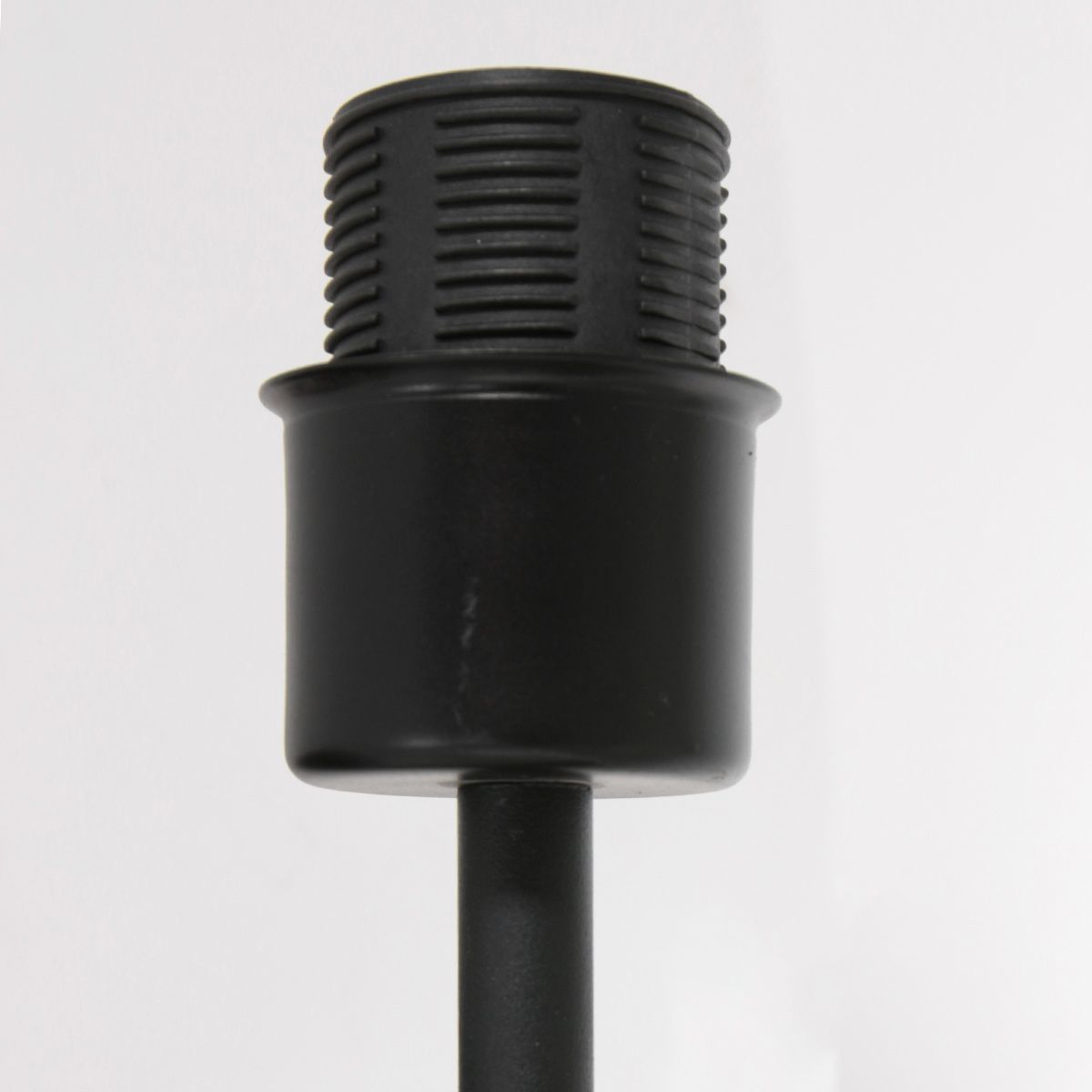 Zwarte wandlamp met leeslamp en kap