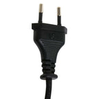 Lampvoet Bois 3763ZW zwart bruin met blauwe velours kap