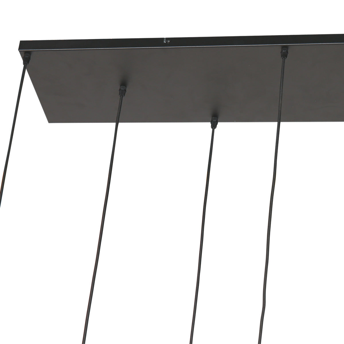 Hanglamp Reflexion 3797ME messing 9 lichts met amber glas