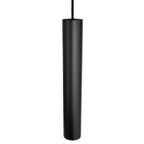 Hanglamp Bollique 3800ZW zwarte 5 lichts lamp met smoke glas