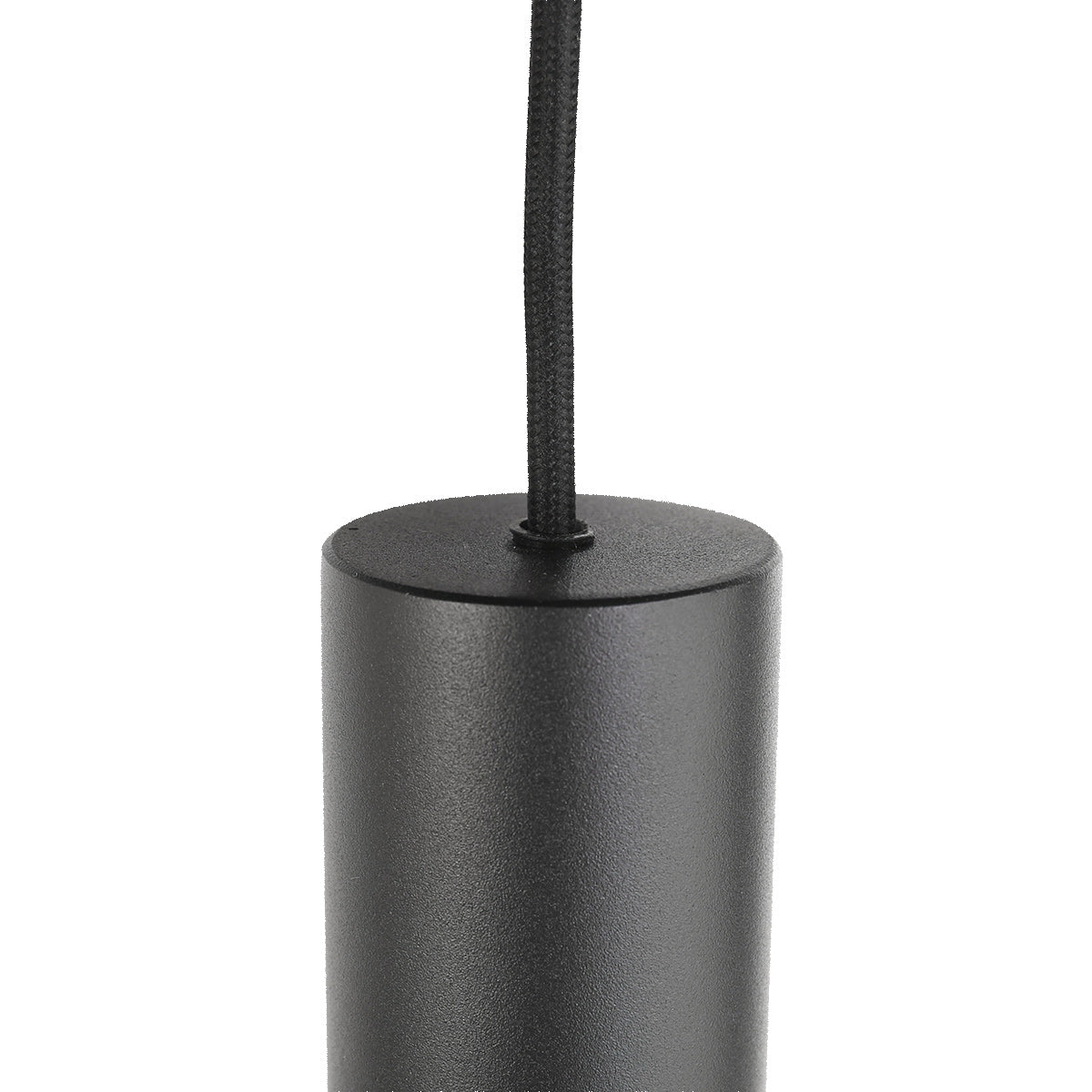 Hanglamp Bollique 3800ZW zwarte 5 lichts lamp met smoke glas
