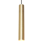 Hanglamp Bollique 3801ME messing 5 lichts met amber glas