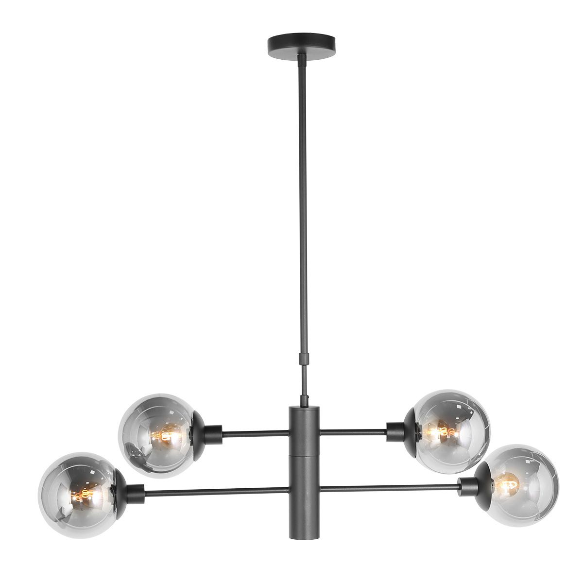 Hanglamp Constellation 3804ZW Zwart met onderlicht