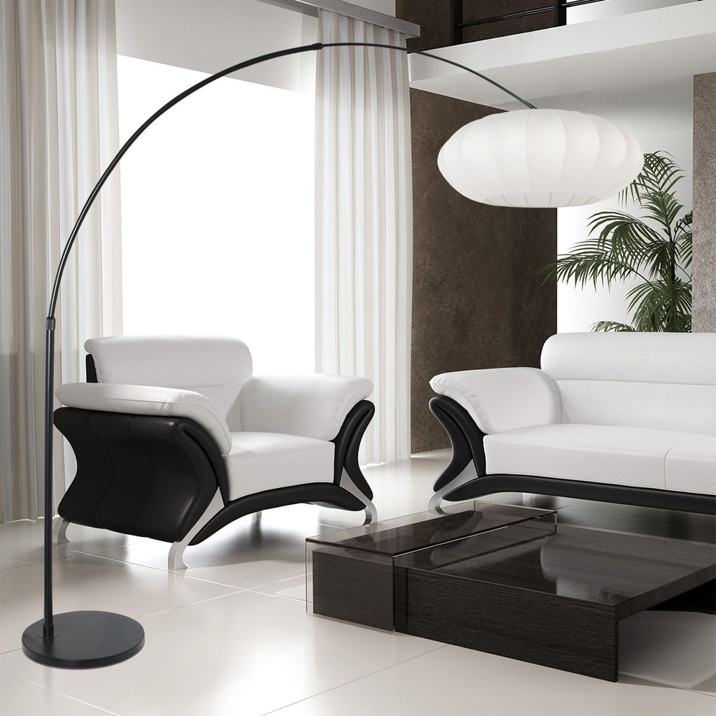 Booglamp Sparkled Light 3807ZW Zwart