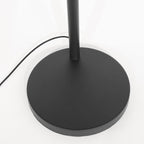 3-lichts vloerlamp Sparkled Light 3828ZW met blauw velours kappen
