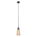 Hanglamp Vidrio 3831ZW amber geel glas