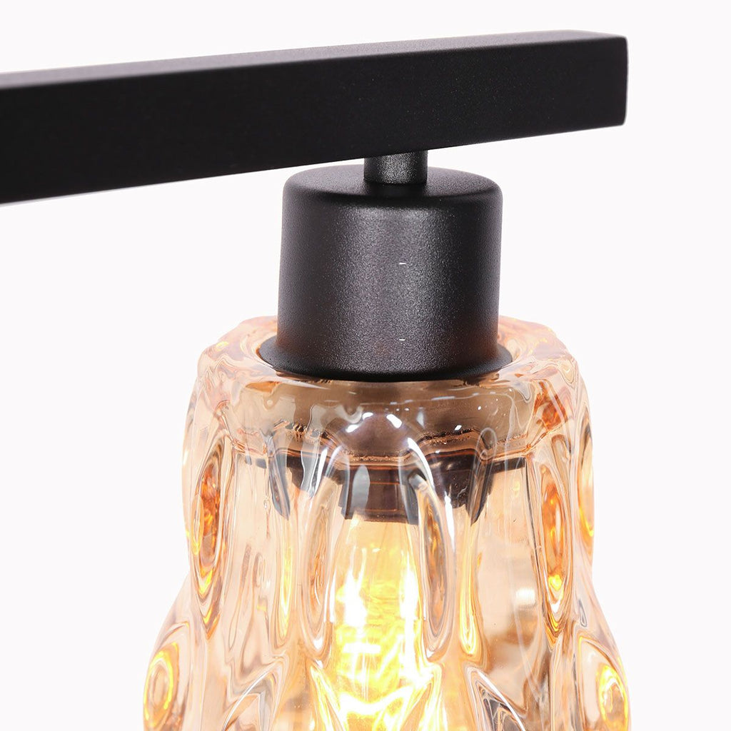 Vloerlamp Vidrio 3838ZW amber geel glas