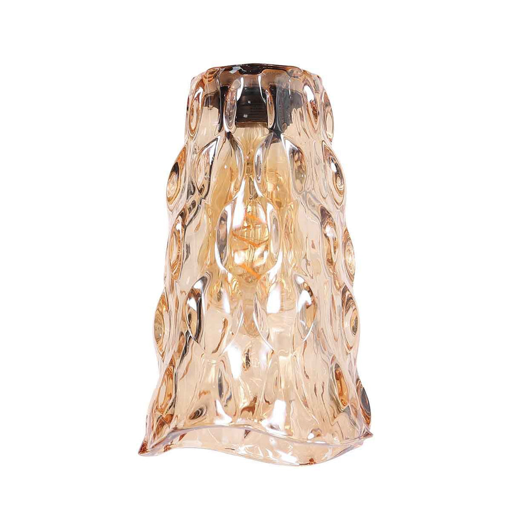 Vloerlamp Vidrio 3838ZW amber geel glas