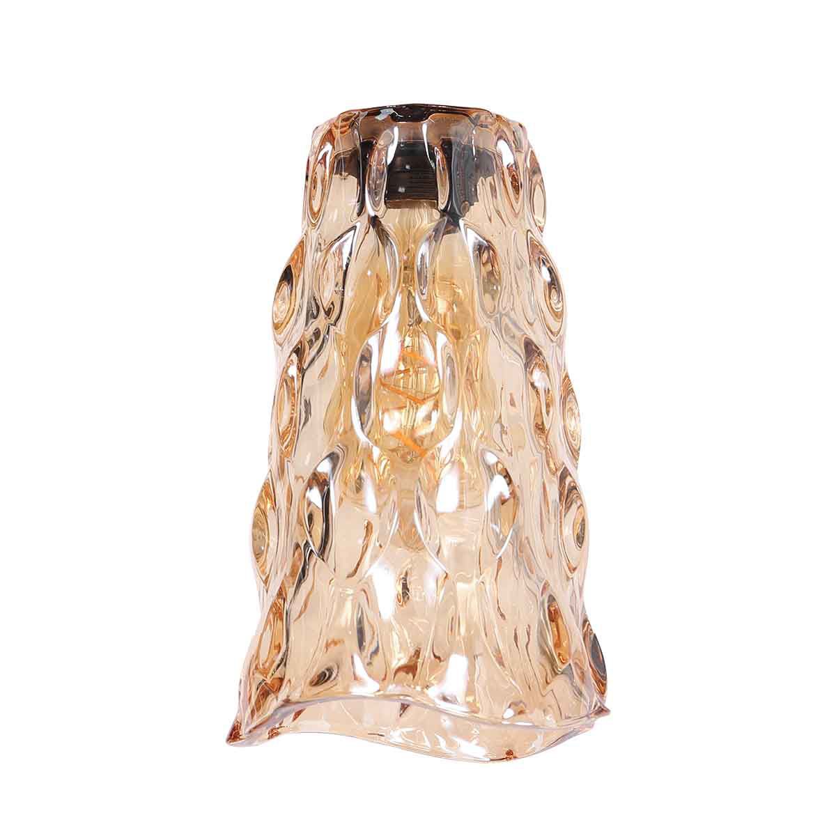 Vloerlamp Vidrio 3838ZW amber geel glas