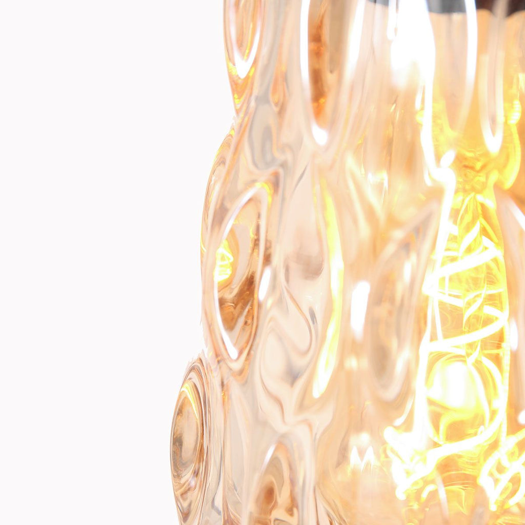Vloerlamp Vidrio 3838ZW amber geel glas