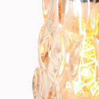 Vloerlamp Vidrio 3838ZW amber geel glas