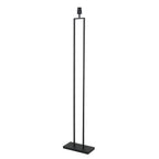 Zwarte staande lamp Stang 3853ZW met E27 fitting en groen velours kap