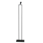 Zwarte staande lamp Stang 3853ZW met E27 fitting en groen velours kap