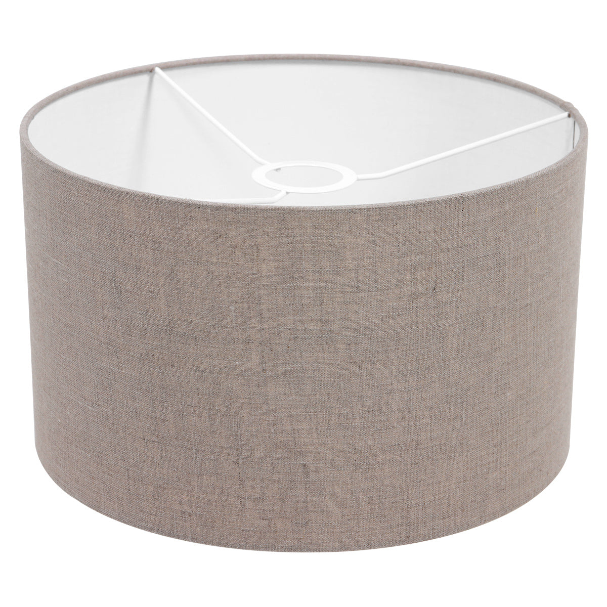 Staalkleurige vloerlamp Bella 3879ST met grijze velours kap