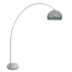Booglamp Solva 3920ST met een smoke kleurige kunststof bol