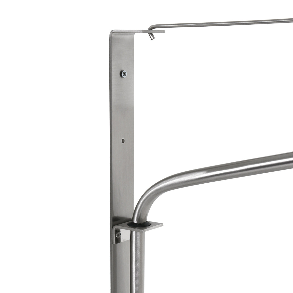 Wandlamp Elegant Classy 3957ST staal met zwarte linnen kap Ø50 cm