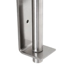 Wandlamp Elegant Classy 3957ST staal met zwarte linnen kap Ø50 cm