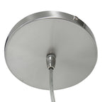 Hanglamp Sparkled Light 3959ST staal met zwart linnen kap goud