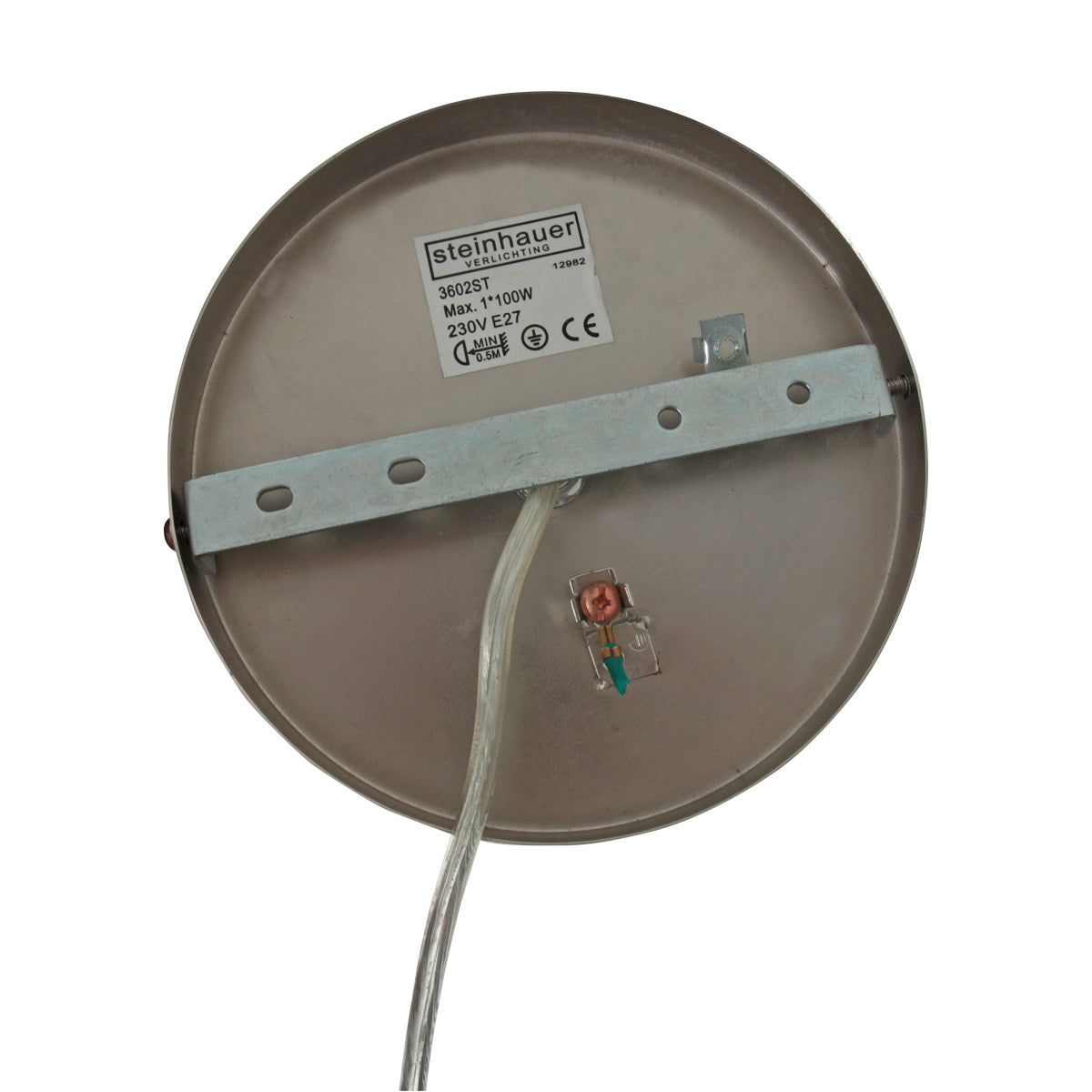 Hanglamp Sparkled Light 3959ST staal met zwart linnen kap goud