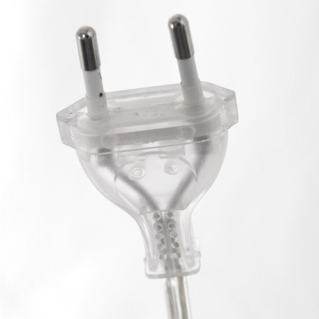 Booglamp Sparkled Light 3963ST staal met zwart linnen kap