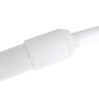 Witte vloerlamp / booglamp Sparkled Light 3964W met zwart linnen kap