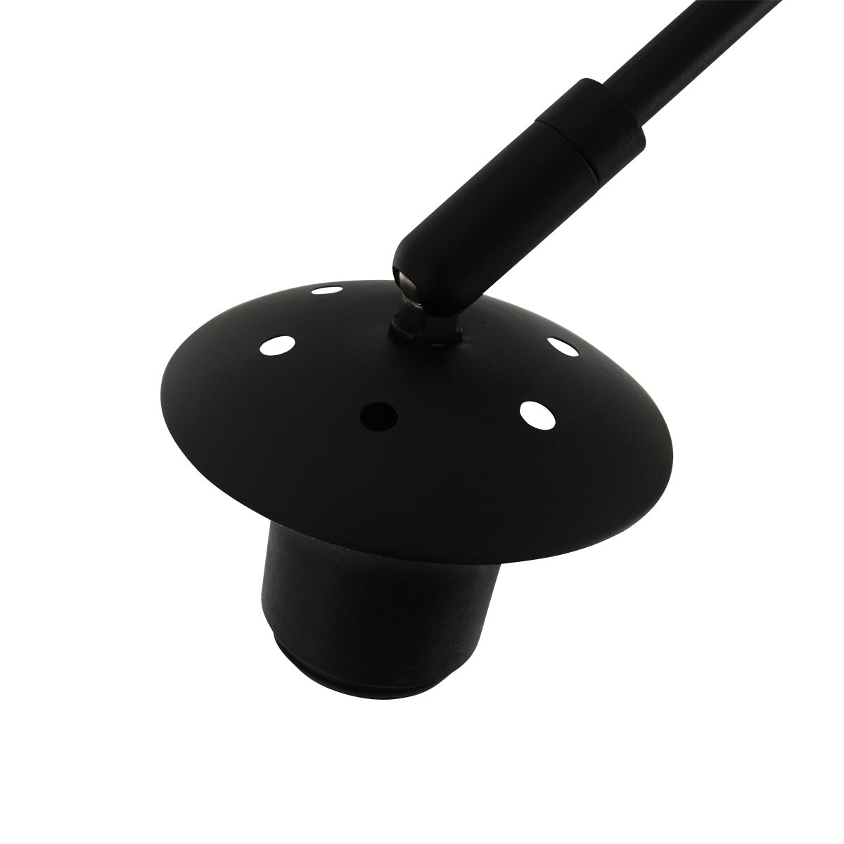 Boog wandlamp Sparkled Light 3967ZW zwart met zwart linnen kap